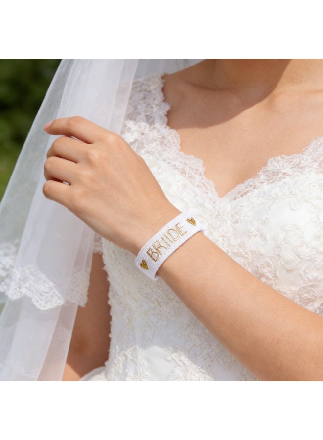 11pcs Bachelorette Party Wristbands Team Bride Bracelet Bride To Be Decoration - Image 2